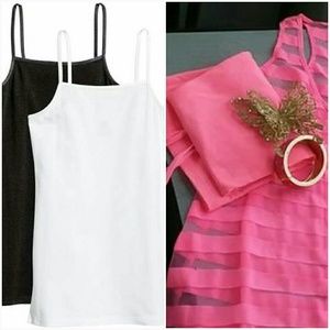 DIVIDED H & M NEON PINK CAMISOLE